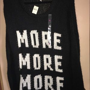 Victoria’s Secret “more more more” sweater